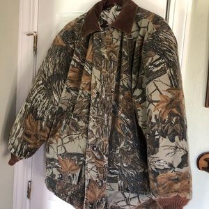 Realtree reversible parka hunting coat